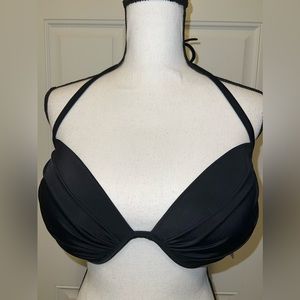 NWT Shade & Shore Light Lift Halter Style Bikini Top 34DDD